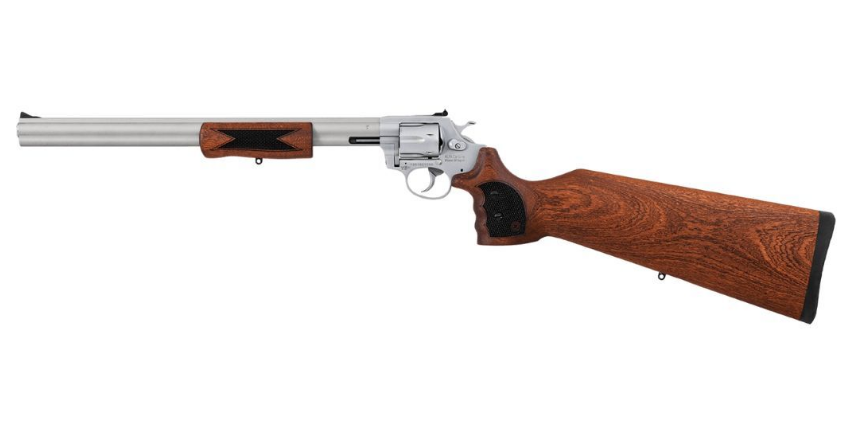 AMERICAN PREC FIREARMS R1 REVOLVER CARBINE RIR 357 MAG 16 IN BBL SS 6 SHOT WOOD STOCK