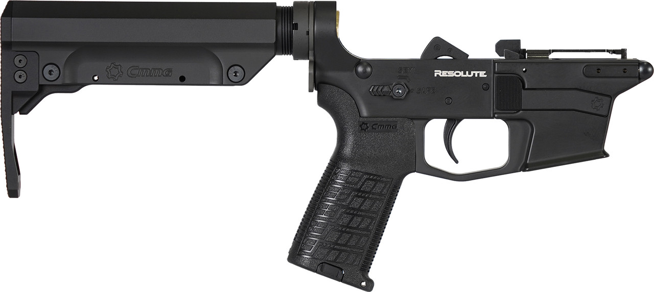 CMMG LOWER RECIVER GROUP RESOLUTE  MIL-SPEC TRIGGER  MK10 ARMOR BLACK