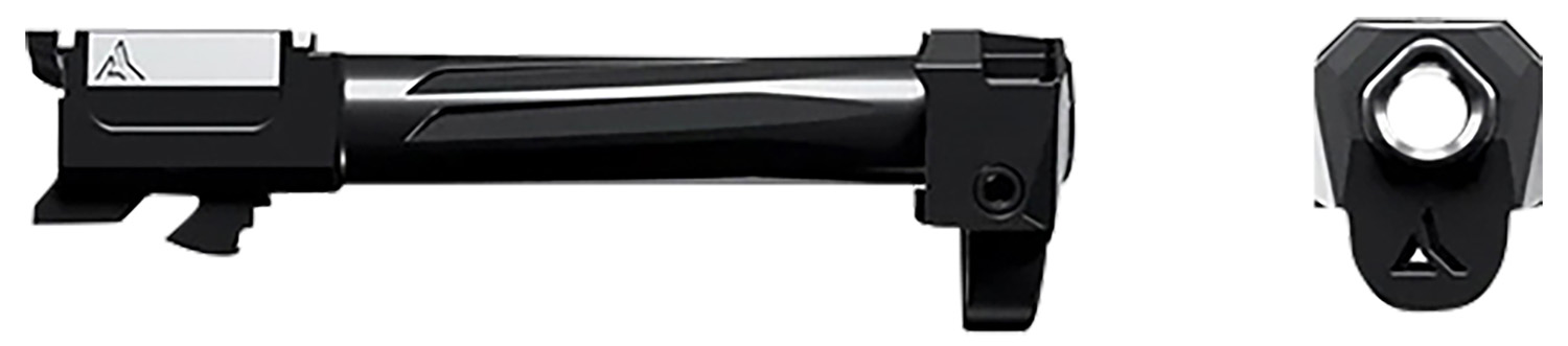 Radian Afterburner and Ramjet Micro Compensator and Ported Handgun Barrel for Glock G43 Black