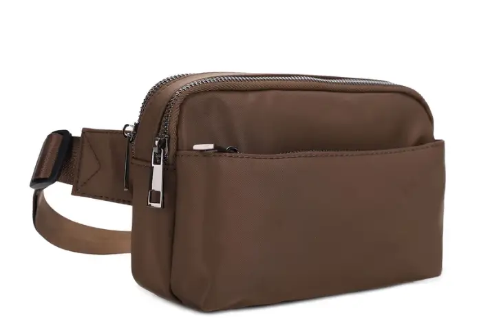 JESSIE & JAMES WAIMEA CONCEALED CARRY FANNY PACK 5.5 H X 8.25 W X 2. D ( BROWN )