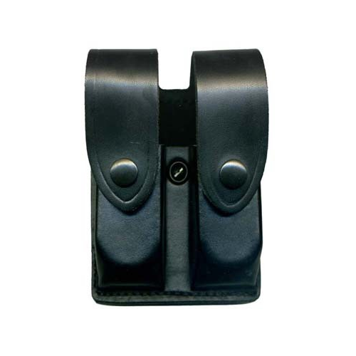 DESANTIS DOUBLE MAG POUCH U41 STYLE NICKEL SNAP BASKETWEAVE BLK GLOCK 172237