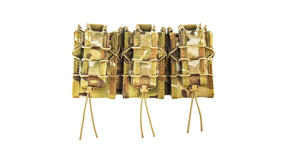 HIGH SPEED GEAR TRIPLE DOUBLE DECKER SHINGLE MOLLE MULTICAM HOLDS MRIFLE AND PISTOL MAGS