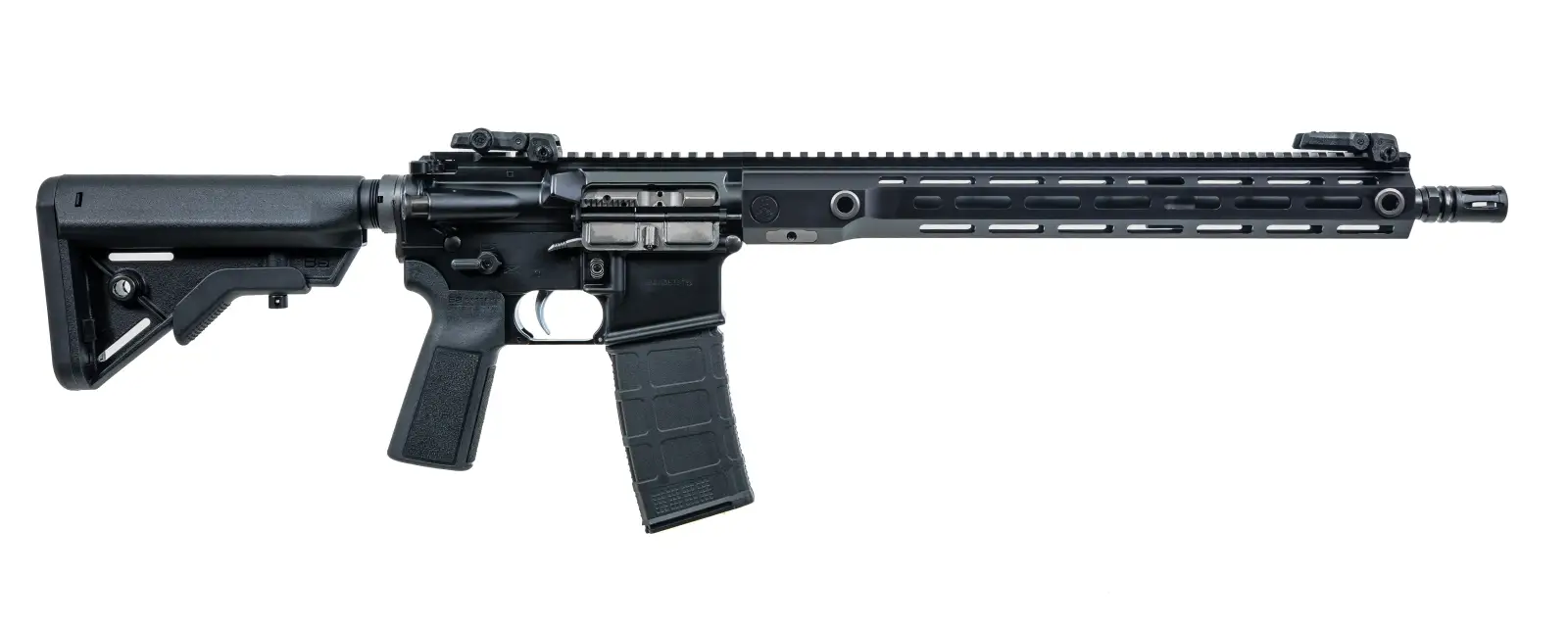 WATCHTOWER FIREARMS RAIDER 300 RIA 300 BLACKOUT 16IN BBL FLIP UP SIGHTS BLK 30RD MAG B5 PISTOL/STK
