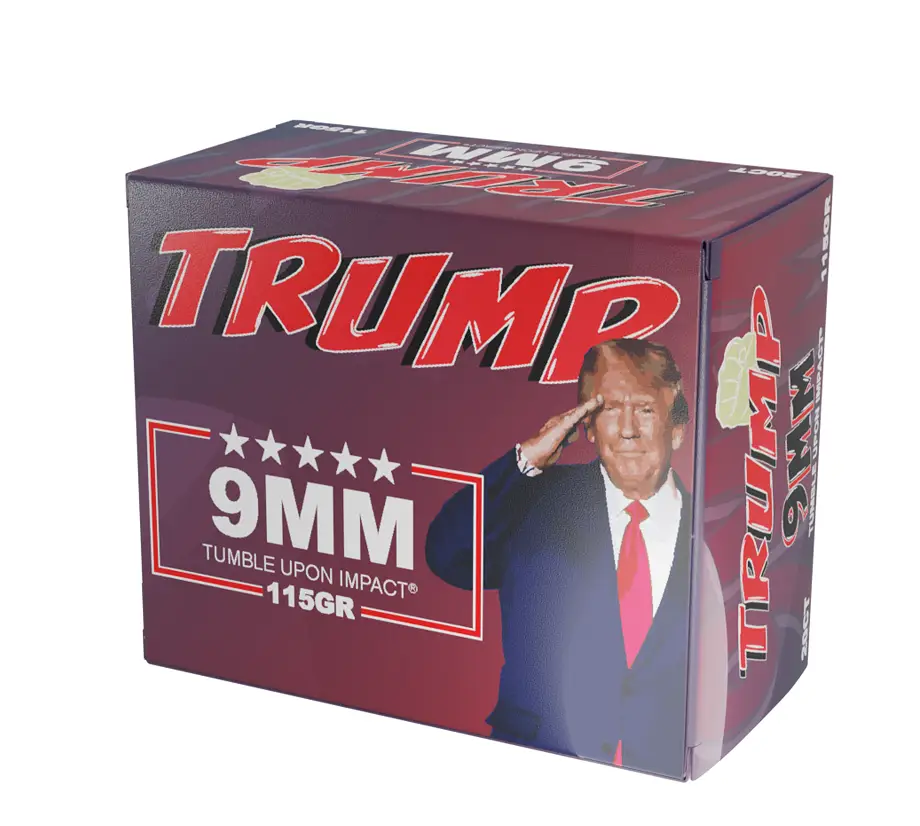 FORT SCOTT MUNITIONS LEAD FREE PISTOL AMO 9MM 115GR TUI BRASS 20-RD TRUMP BOX( 25 BOXES PER CASE )