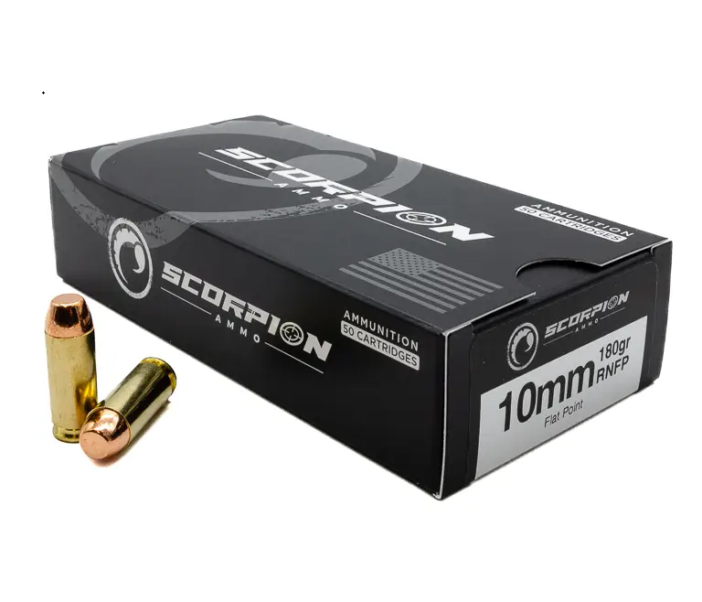 SCORPION AMO 10MM 180GR TMC- RNFP 50RD BOX ( 20 BOXES PER CASE)