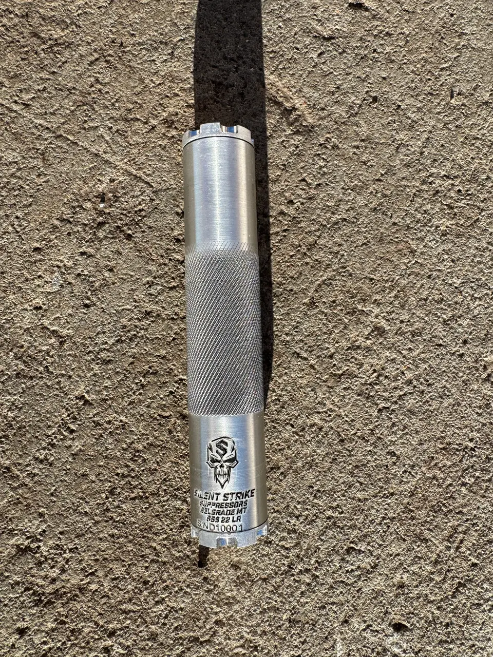 SILENT STRIKE .22CAL (22LR) ALUMINUM SUPPRESSOR
