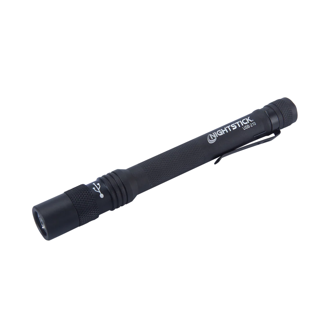 NIGHTSTICK METAL USB FLASHLIGHT LI-ION - BLACK