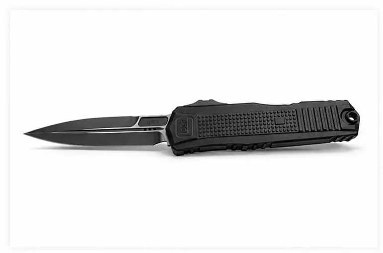 GLOCK MICROTECH/GLOCK BAYONET BLACK BLADE AND HARDWARE STANDARD BLACK CHASSIS #80-1T