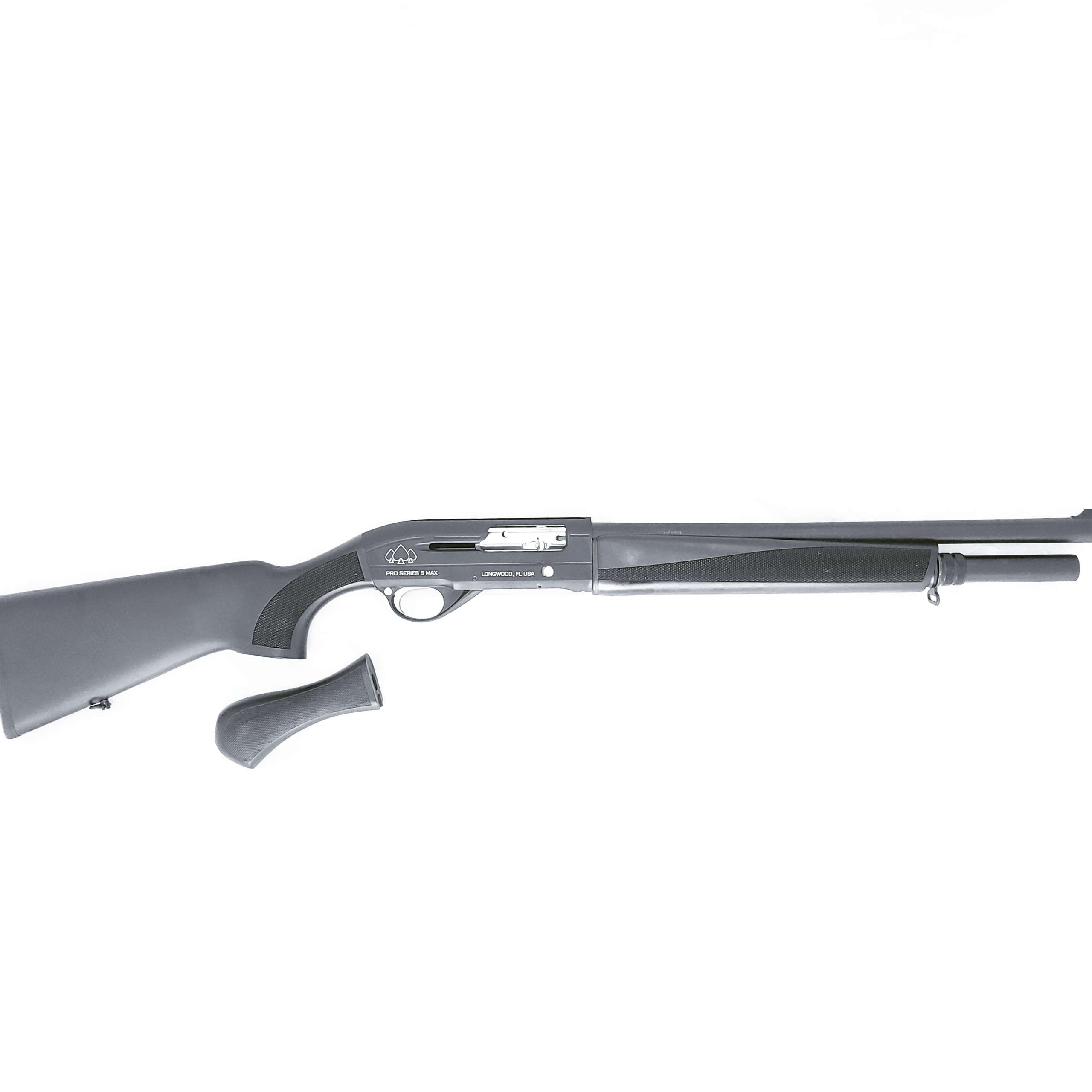 BLACK ACES TACTICAL PRO SERIES SMAX SGA 12GA 18.5IN BBL BLK PAINTED WALNUTSTOCK AND RAPTOR GRIP