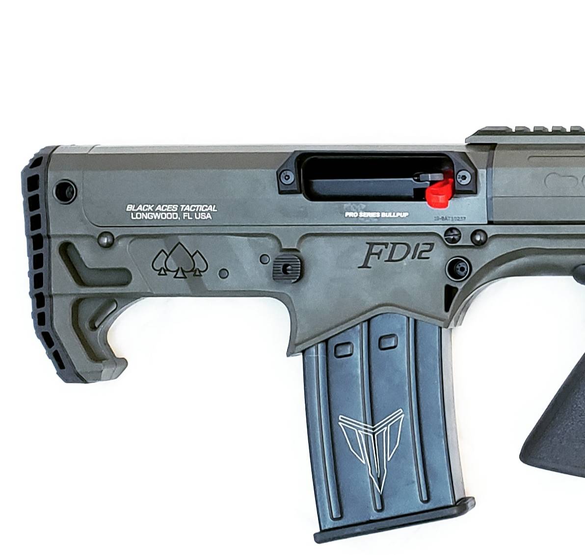 BLACK ACES TACTICAL BULLPUMP SGP 12GA 18.5IN BBL GRAY CERAKOTE SYN 2 5RD MAGS