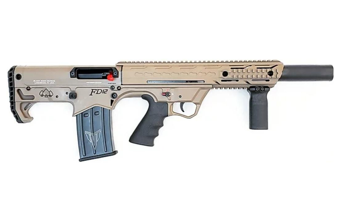 BLACK ACES TACTICAL BULLPUMP SGP 12GA 18.5IN BBL FDE CERAKOTE SYN 2 5RD MAGS