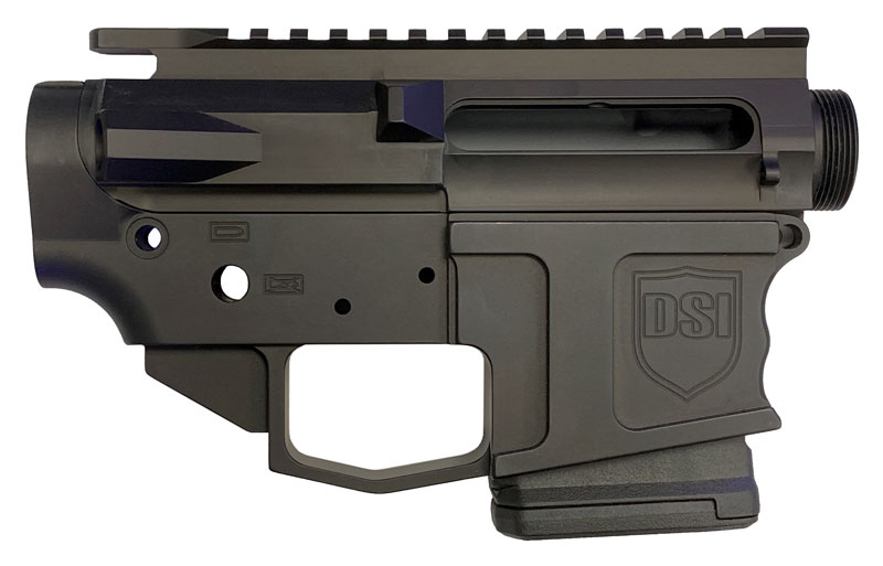 DSI DS-15 STRIPPED BILLET UPPER AND LOWER RECEIVER SET BLACK
