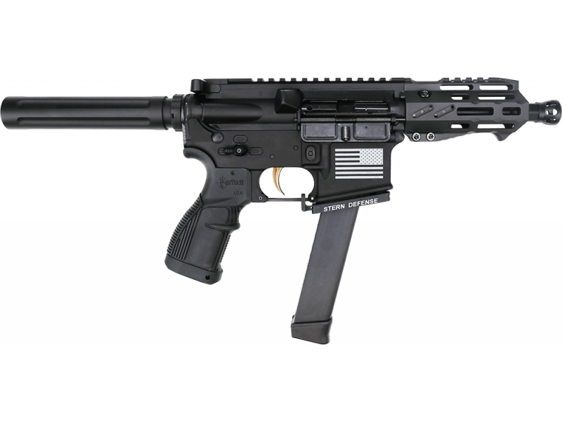Fostech Tech-15 FOS 8156BLK9MM62304150 9mm Pistol 4.5" Echo AR-II Trigger