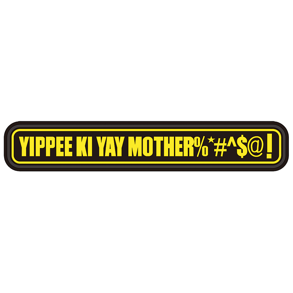 VOODOO TACTICAL RUBBER PATCH - YIPPEE KI YAY MOTHER