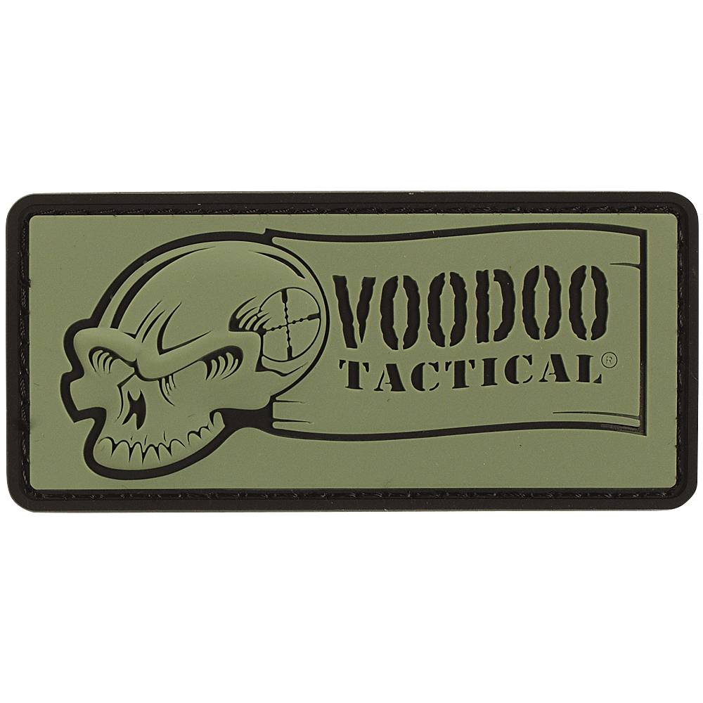 VOODOO TACTICAL RUBBER PATCH - VOODOO TACTICAL LOGO (OD)
