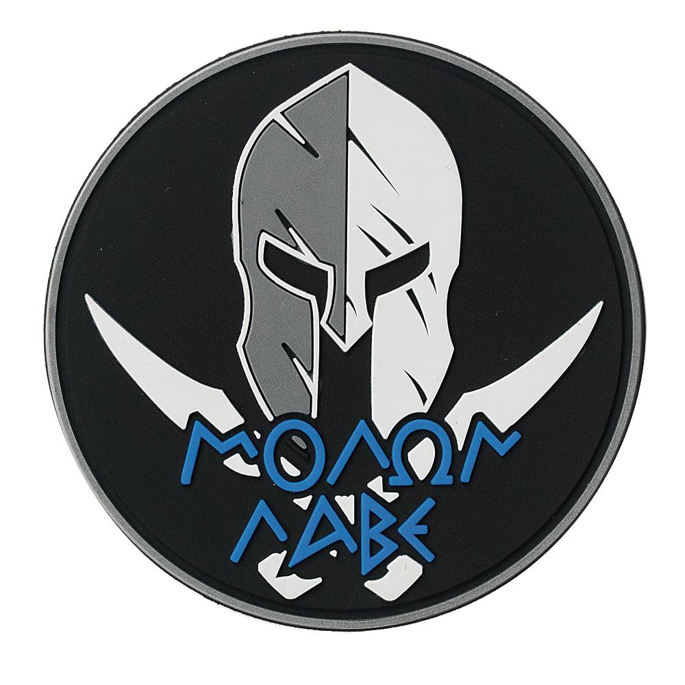 VOODOO TACTICAL RUBBER PATCH - GREEK MOLON LABE SPARTAN