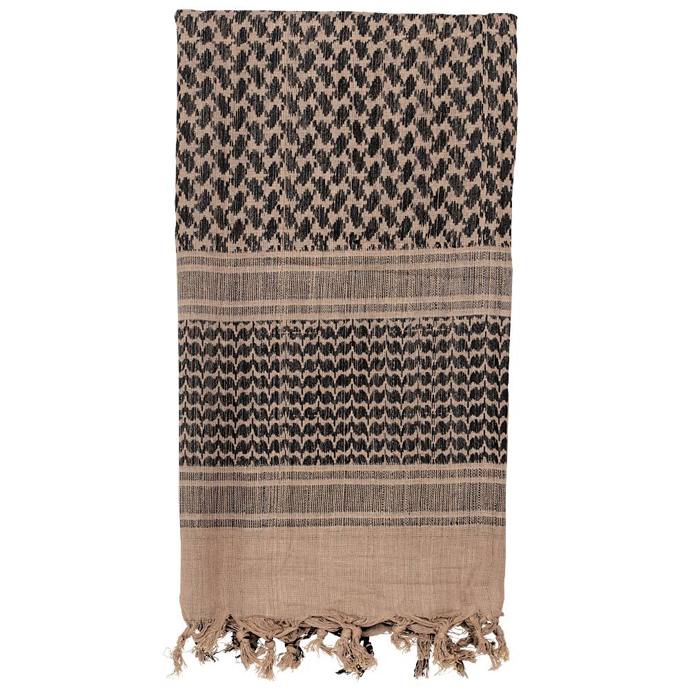 VOODOO TACTICAL WOVEN COALITION DESERT SCARVES (COYOTE/BLACK)