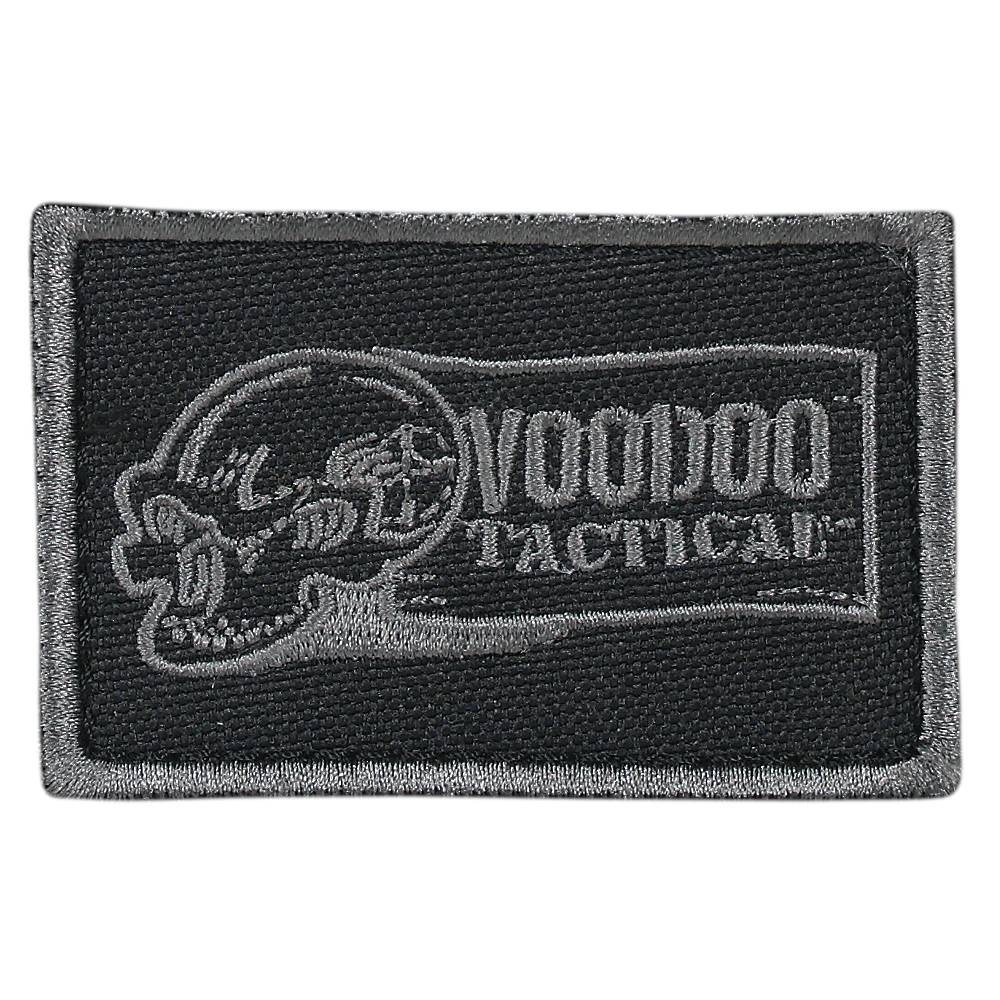 VOODOO TACTICAL EMBROIDERED VOODOO TACTICAL LOGO PATCH (BLACK)