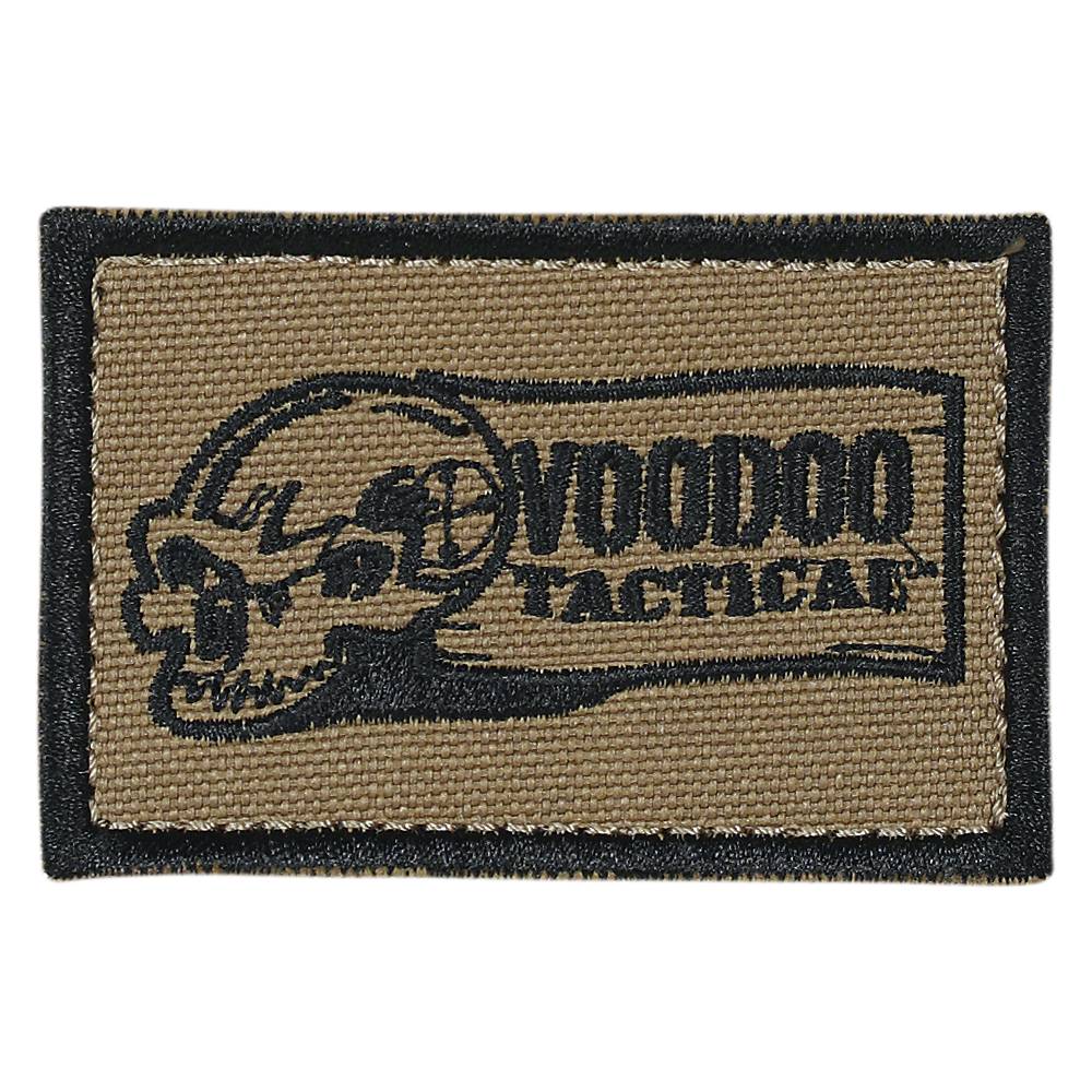 VOODOO TACTICAL EMBROIDERED VOODOO TACTICAL LOGO PATCH (COYOTE)