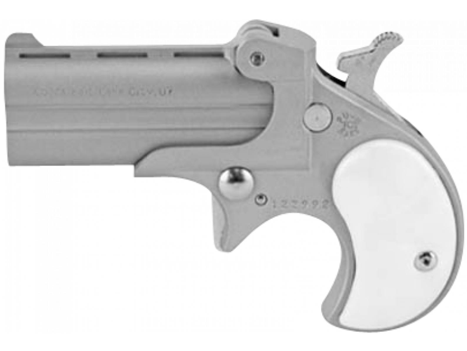 Derringer- Classic -.22WMR - Stn/RSWD Satin w Rosewood Grips 2.4" Barrel; 4" OAL; 2 Rounds