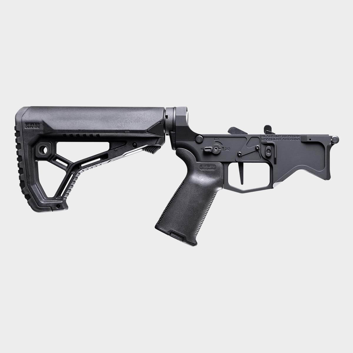BLACKOUT DEFENSE LOWER ASSEMBLY AR-15 MULTI PERFORMACE QUNANTUM M2