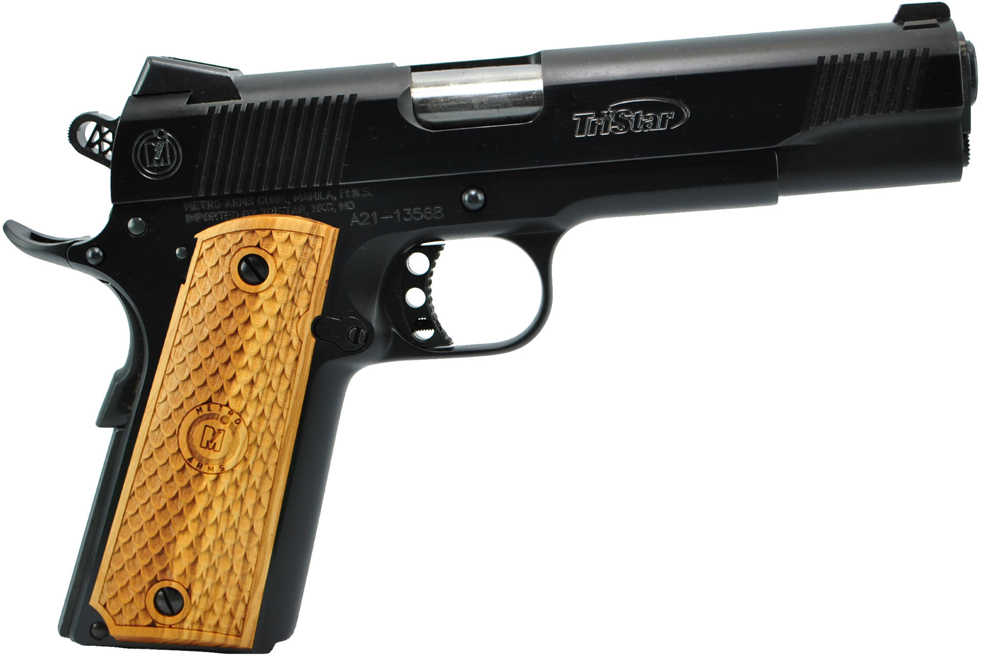 AMERICAN CLASSIC II 1911 HGA 10MM AUTO 5 IN BBL ADJ RS BLUE 1/8RD MAG
