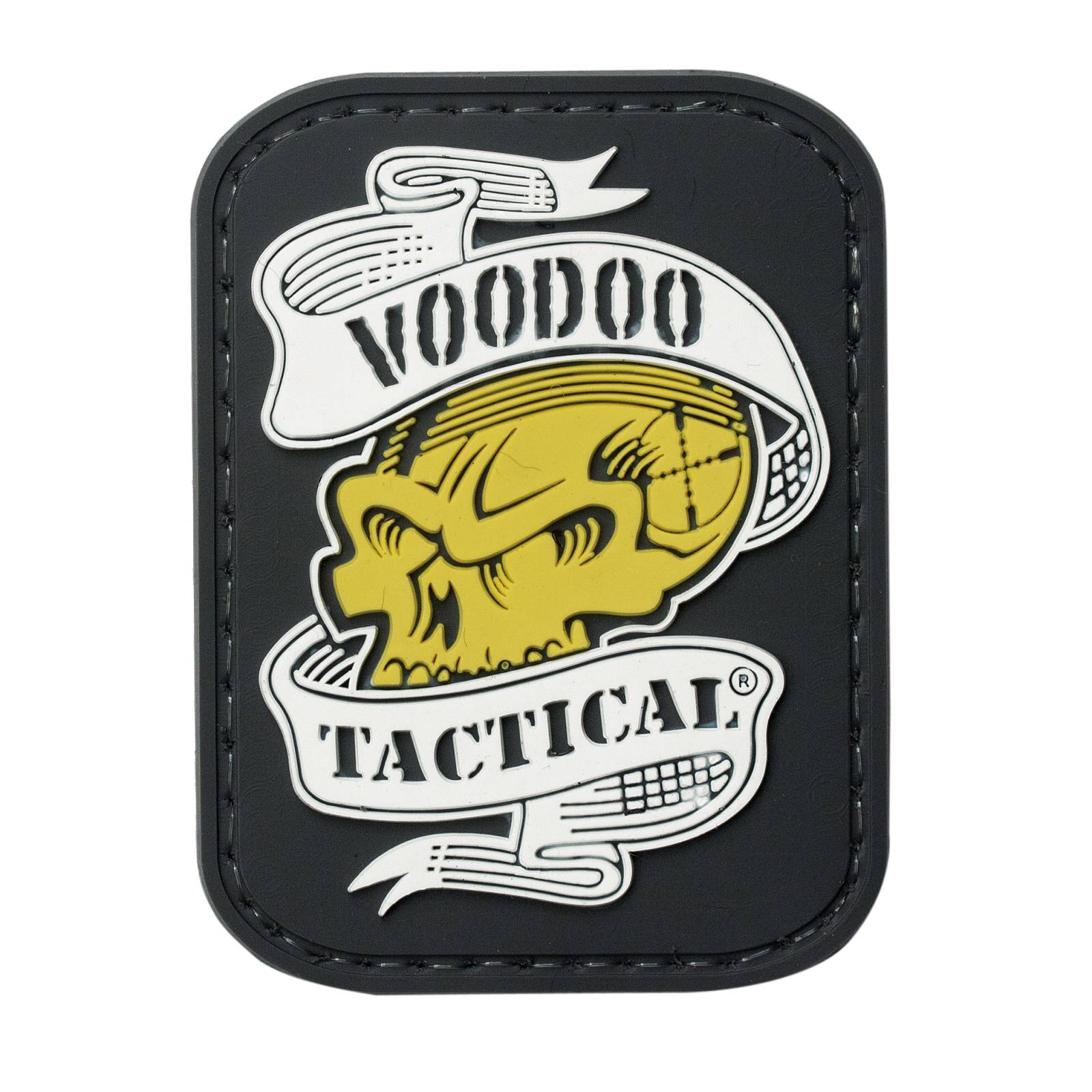 VOODOO TACTICAL VOODOO SKULL WITH RIBBON RUBBER PATCH