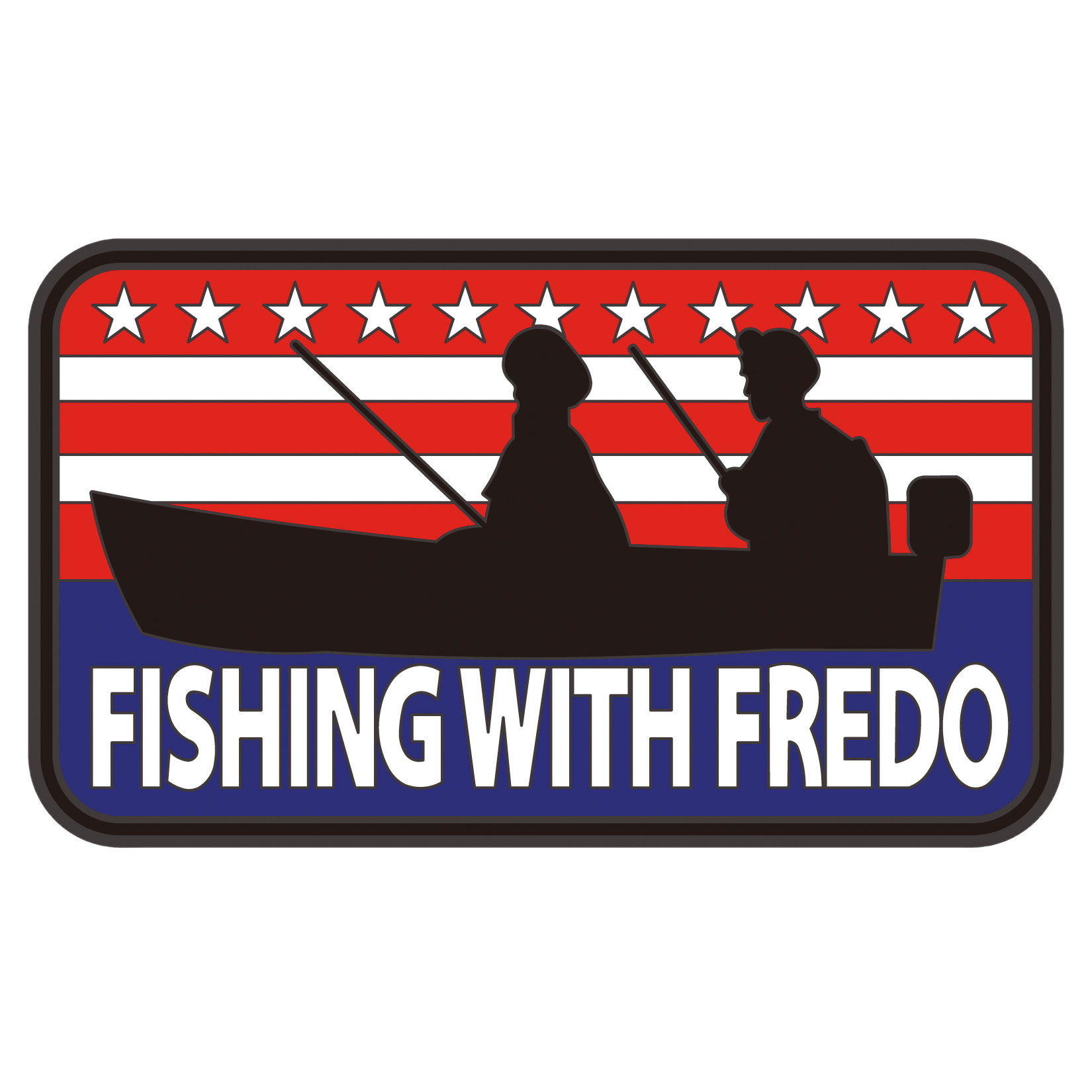 VOODOO TACTICAL RUBBER PATCH - FISHING WITH FREDO