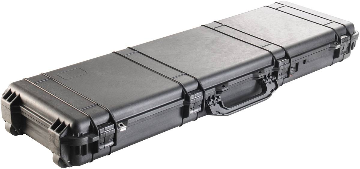PELICAN 1750 FOAM 53X16X6 CASE HARD OD/GRN W/WHEELS