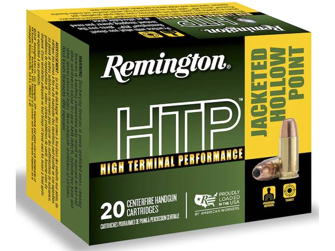 REMINGTON HTP HIGH TERMINAL PERFORMANCE AMO 380 AUTO 88GR JHP 50RD22247