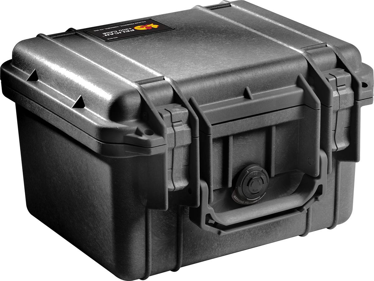 PELICAN 1300 9.17X7X6.12 CASE W/ FOAM BLK