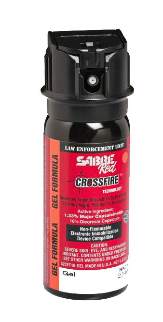SABRE LAW RED 1.5 OZ MK-3 GEL CROSSFIRE 5% OC 25PK