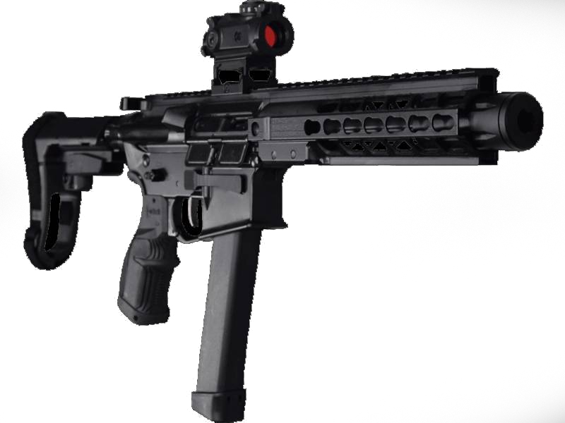 BRIGADE MFG FOSTECH BM-9 HGA 9MM 9IN BBL 8IN U-RAIL FORGED BLK SBA3 BRACE 33RD W/FOSTECH ECHOII