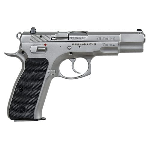 CZ MOD 75 B AMBI SAFE FS HGA 9MM 4.7"" MAT SS 2/10R