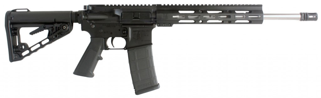 DIAMONDBACK RIA 5.56 NATO 16"" FREE FLOAT STNLS BBL. ADJ STCK 1/30RD FDE 11"" M-LOK RAIL