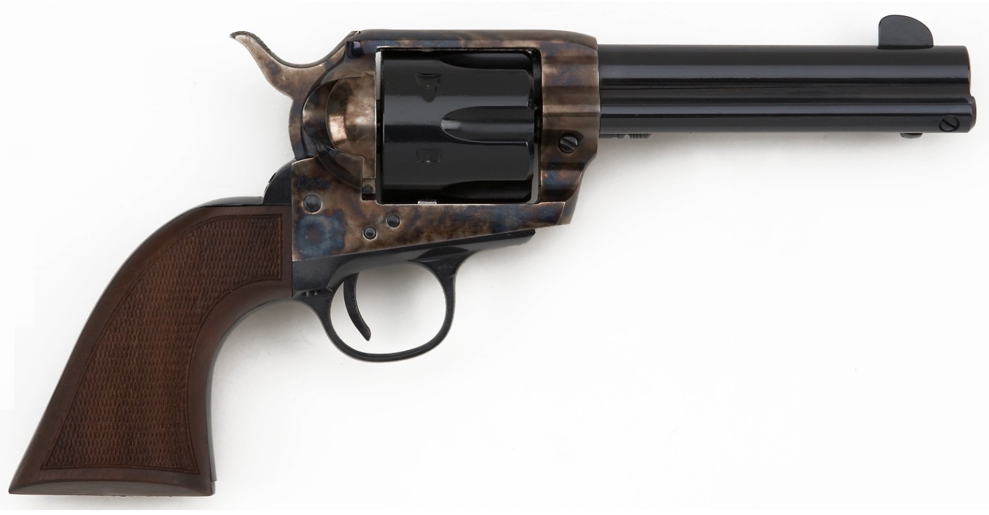 EMF DEL STNL STEEL CALIFORNIAN SA HGR 357MAG 4 3/4\" CKRD WALNUT GRIP