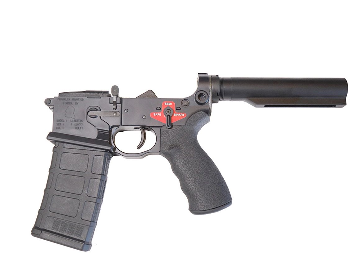 FRANKLIN ARMORY LIBERTAS ASSEMBLED LOWER W/ BFSIII BLACK NO STOCK