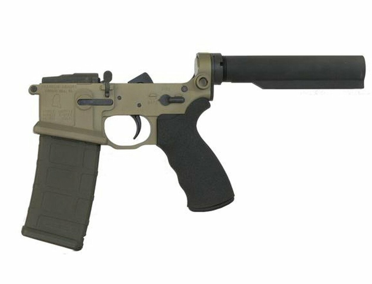 FRANKLIN ARMORY LIBERTAS ASSEMBLED LOWER W/ BFSIII OD GREEN NO STOCK