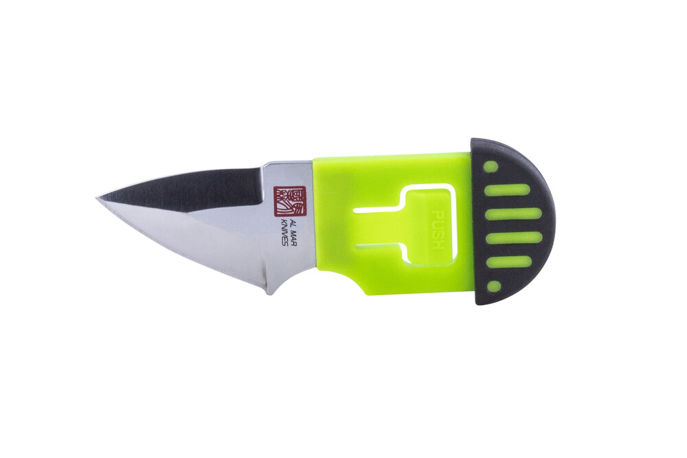 AL MAR KNIVES STINGER GREEN & BLACK