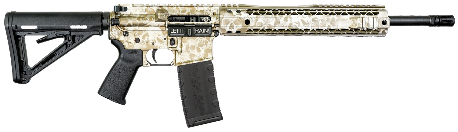 Black RAIN CRYPT HGA 5.56 12.5IN BBL GREEN ANODIZE...