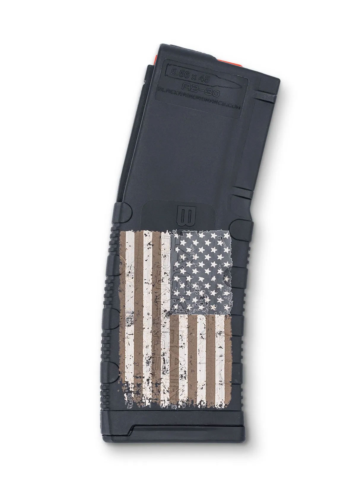 Black Rain Ordnance MAG30AMFLAG Magazine 30-Round 223 Rem/5.56x45mm NATO American Flag Engraving Fits AR-15/M16/M4