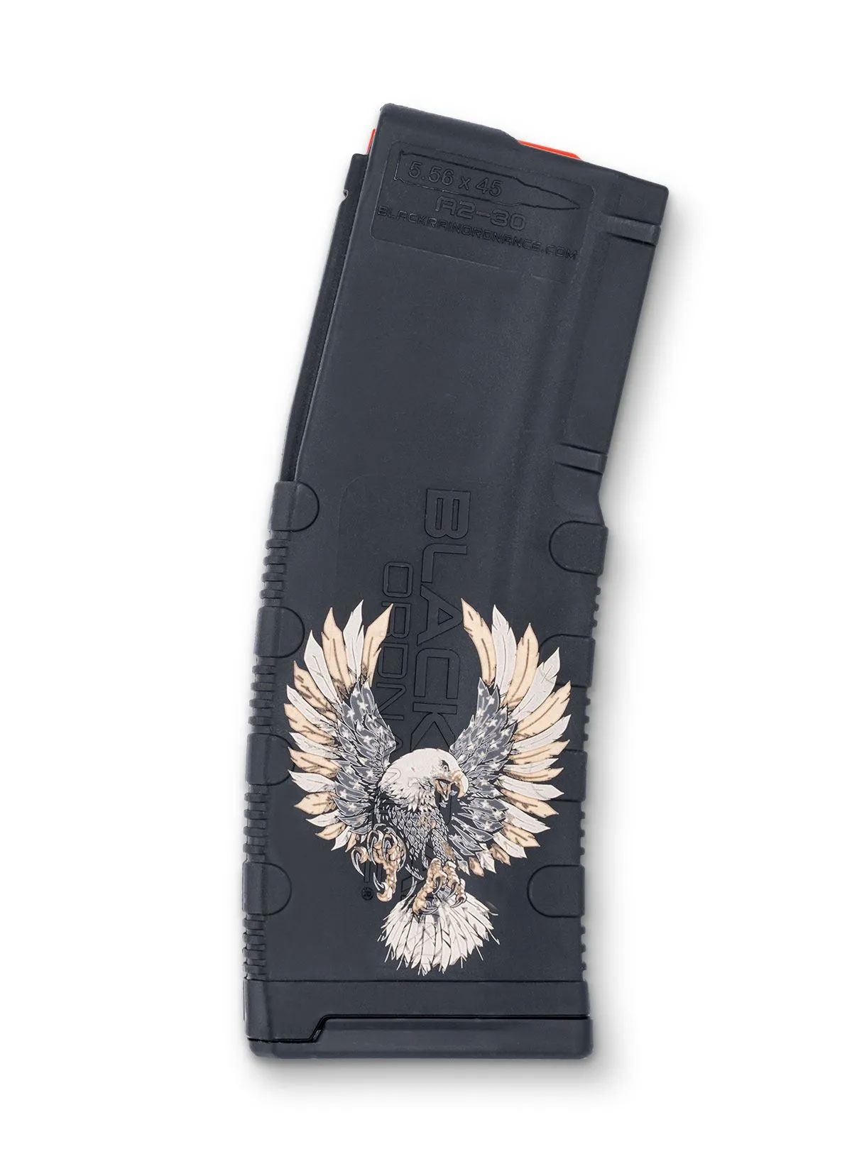 BLACK RAIN LASER ETCHED MAGAZINES 30RD EAGLE