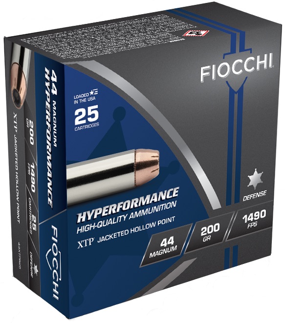 Fiocchi .44 Magnum 200gr XTP Hollow Point Ammunition