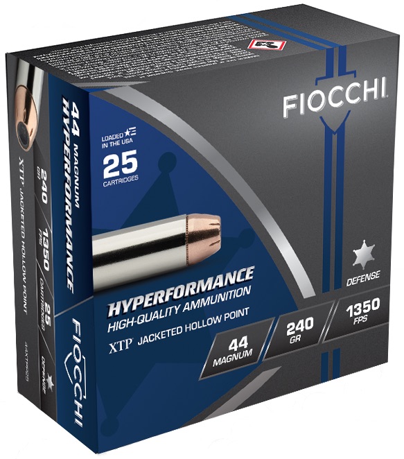 Fiocchi .44 Remington Magnum 240 Grain XTP Hollow Point Ammo (Box of 25 Rounds)
