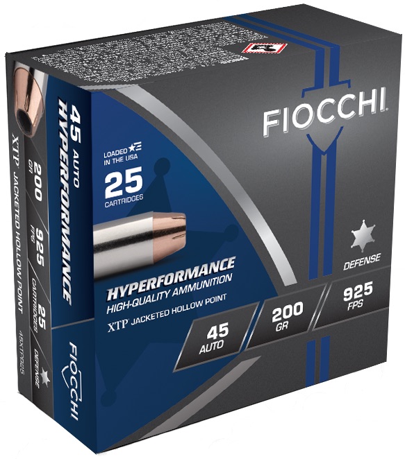 Fiocchi 45 ACP 200gr XTPHP Hollow Point 25-Round Box
