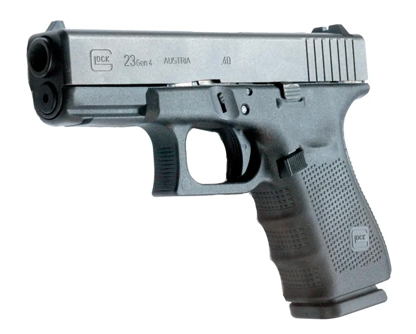 GLOCK 23 G23 GEN 5 HGA 40 S&W 4.02 IN BBL FS 5.5LB 3 12RD MAGS CERAKOTE GRAY BATTLEWORN FRAME/SLIDE