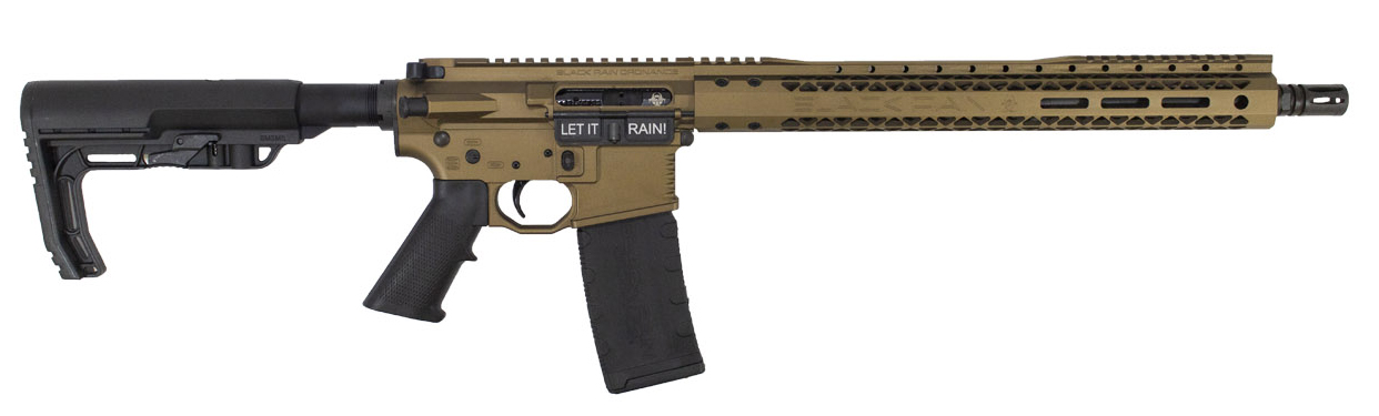 Black RAIN FALLOUT HGA 9MM 12.5IN BBL FLAT DARK EA...