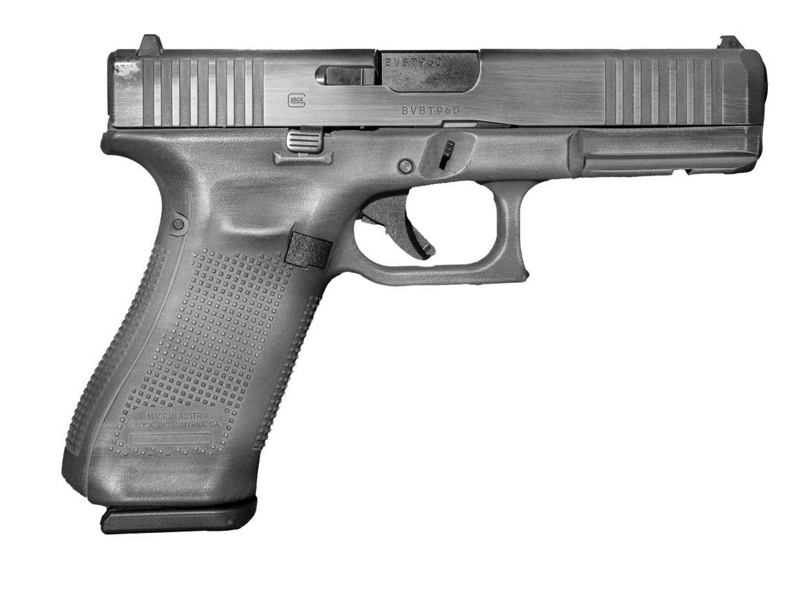 GLOCK 17 G17 GEN 5 MOS HGA 9MM 4.49 IN BBL FS 3 17RD MAGS 5LB CERAKOTE GRAY BATTLEWORN FRAME/SLIDE