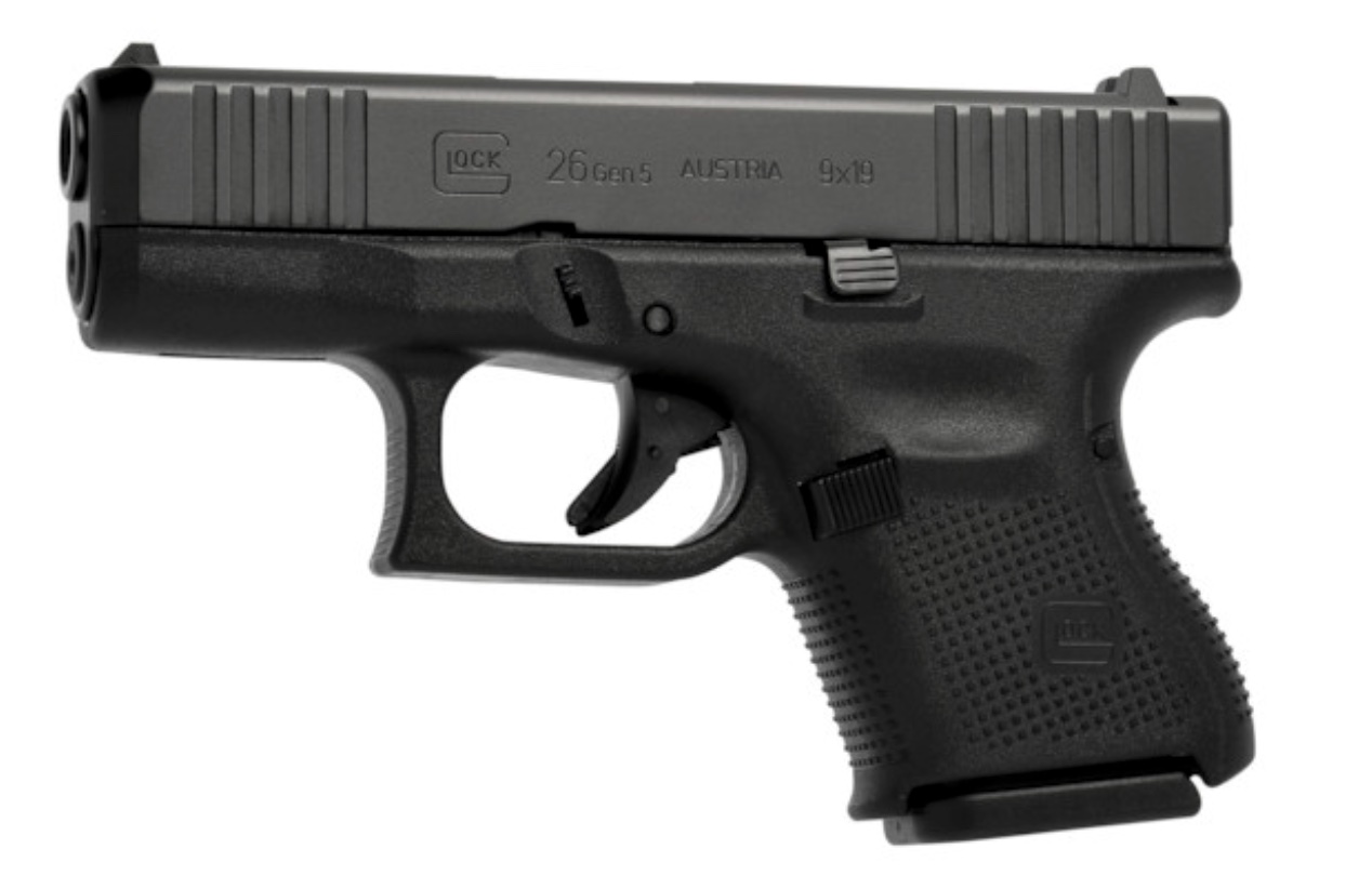 GLOCK 26 GEN 5 G26 HGA 9MM 3.5 IN BBL FS 5LB 3 10RD MAGS CERAKOTE GRAY BATTLEWORN FRAME/SLIDE
