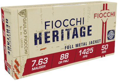 Fiocchi Classic 7.63mm Mauser Ammo 88GR 50 Rounds - Fiocchi - 7.63 MAUSER
